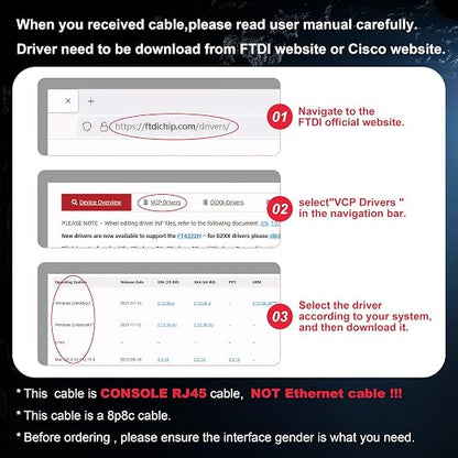 Console Cable RJ45 to USB, Console Cable，USB Console Cable - Image 5