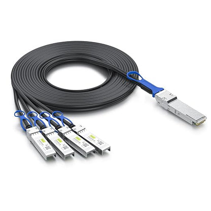 10Gtek 100G QSFP28 to 4X 25G SFP28 Breakout DAC Passive Direct Attach Copper by 10Gtek