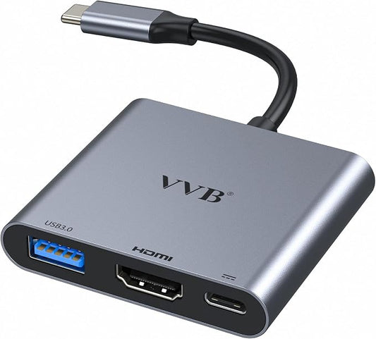 USB C to HDMI Adapter, Type C to Adapter Multiport USB-C Hub Digital AV by VVB