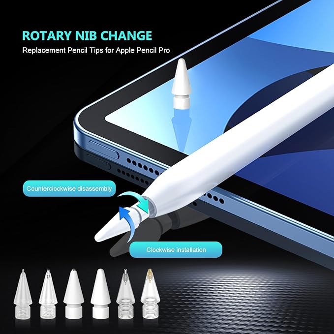 Replacement Tips for Apple Pencil Pro, Upgraded iPad Pen Tips - Image 4