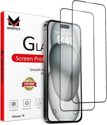 Screen Protector Tempered Glass Compatible by MASETECH