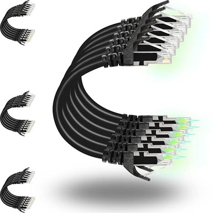 Rapink Patch Cables Cat6 5ft, Ethernet Patch Cable 10G Support, Cat 6 Patch by Rapink