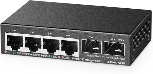 Binardat 4 Port 2.5G Web Managed Switch by Binardat