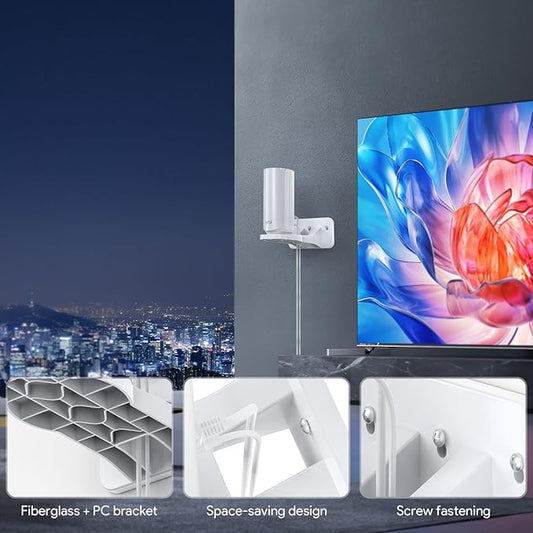 XLTTYWL Orbi WiFi 7 Wall Mount Kit, Orbit 7 Mount Bracket Optimize Space - Image 2