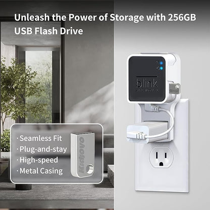 256GB USB Flash Drive & Outlet Wall Mount - Image 2