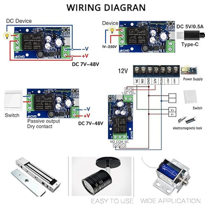 Ewelink WiFi Wireless Smart Relay Module USB 5v 1 Channel Inching Selflock - Image 5