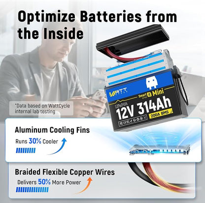 12V 314Ah Lithium LiFePO4 Battery Mini - Image 8