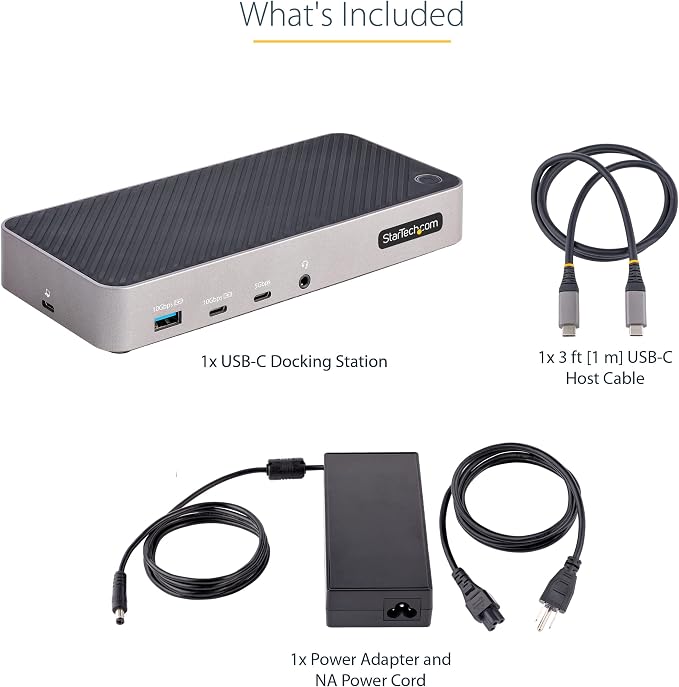 StarTech.com USB-C Triple Monitor Docking Station - Image 8