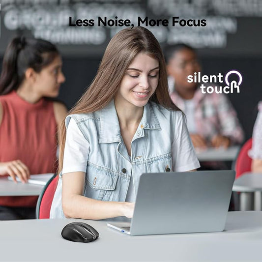 TECKNET Wireless Mouse for Laptop, Silent Mouse Quiet Click, Computer Mice - Image 2