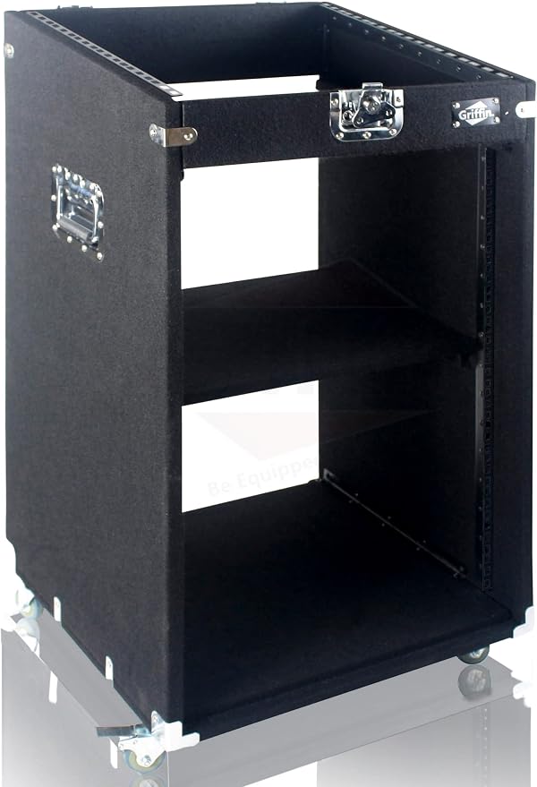 Griffin Rackmount Studio Mixer Flight Road Case – 25U Mount Space Amp Cabinet - Image 5