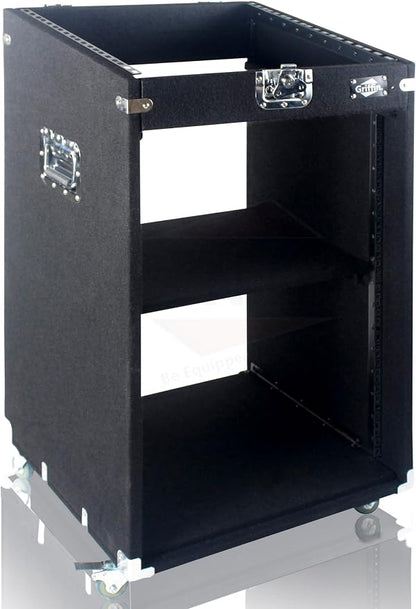 Griffin Rackmount Studio Mixer Flight Road Case – 25U Mount Space Amp Cabinet - Image 5