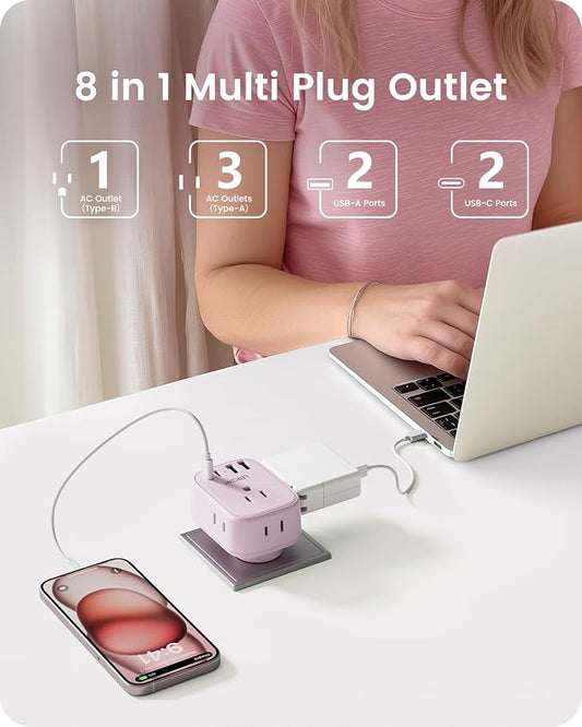 LENCENT Multi Plug Outlet Extender - Image 2