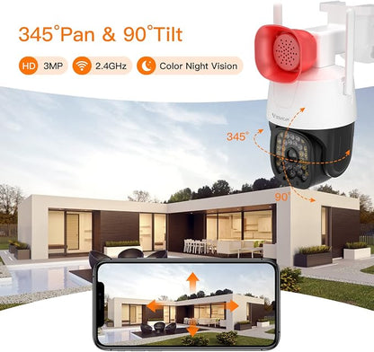 VSTARCAM 3MP Security Camera Outdoor, Home Camera Security, Outdoor WiFi Camera - Image 2