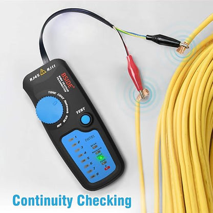 BSIDE Wire Tracker RJ45 RJ11 Network Cable Tester, Dual knob - Image 6