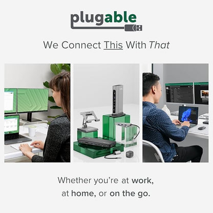 Plugable Thunderbolt 4 Dock for Dual 4K or 8K Display – 100W Charging Docking - Image 8