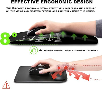 Mouse Pad Wrist Support, Ergonomic Mouse Pad - Image 5
