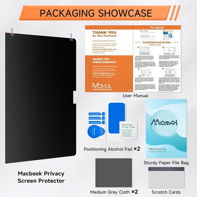 Privacy Screen for MacBook Pro 14 Inch, Matte Anti Glare Blue Light Filter - Image 7