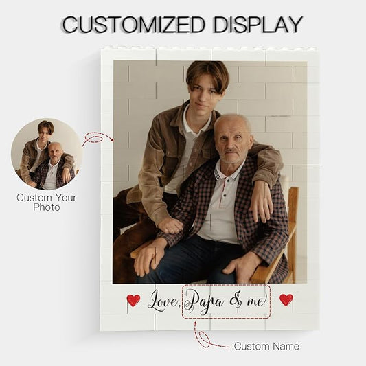 Personalized Photo Puzzle- Customized Photo Building Bricks - Image 2
