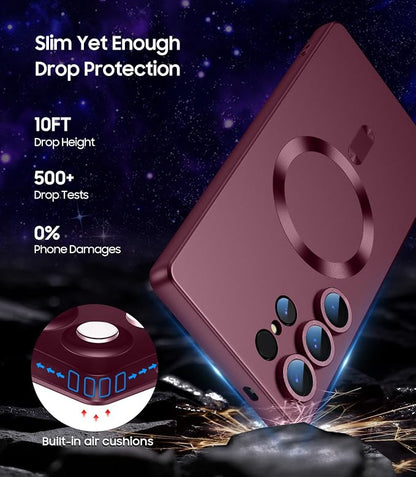 Magnetic for Samsung Galaxy S25 Ultra Case Slim Soft Silicone Bumper Shockproof - Image 5