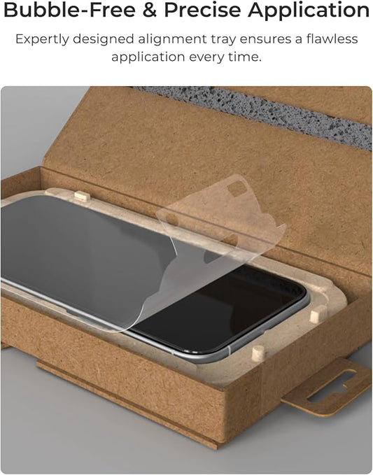 iOttie Terra iPhone 16 Plus Tempered Glass Screen Protector Military Grade 9H - Image 2