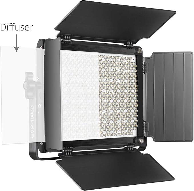 RGB Full Color LED Video Light, GVM 3 Pieces Photography Lighting Kit - Image 8