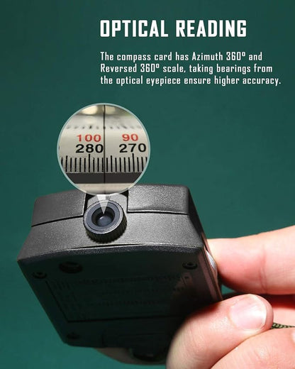Eyeskey Multifunctional Tactical Survival Military Compass - Image 4