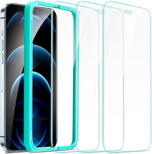 ESR 3 Pack for iPhone 12 Pro Max Screen Protector, 9H Hardness Tempered Glass by ESR