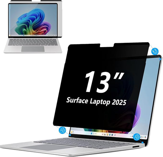 Adeway Magnetic Privacy Screen for Surface Laptop 13 inch, Anti-Glare, 30° Side by Adeway