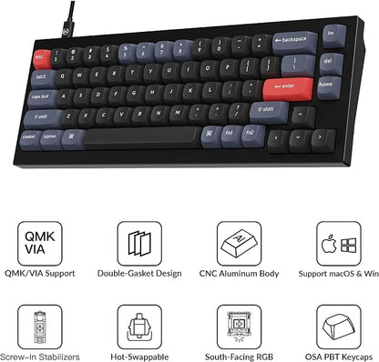 Keychron Q2 Wired Custom Mechanical Keyboard, QMK/VIA Programmable Macro - Image 5
