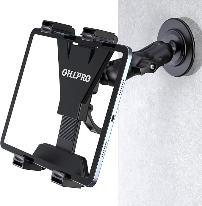 OHLPRO Tablet Wall Mount, Sticky iPad Holder, Damage-Free Adhesive Wall Dock by OHLPRO