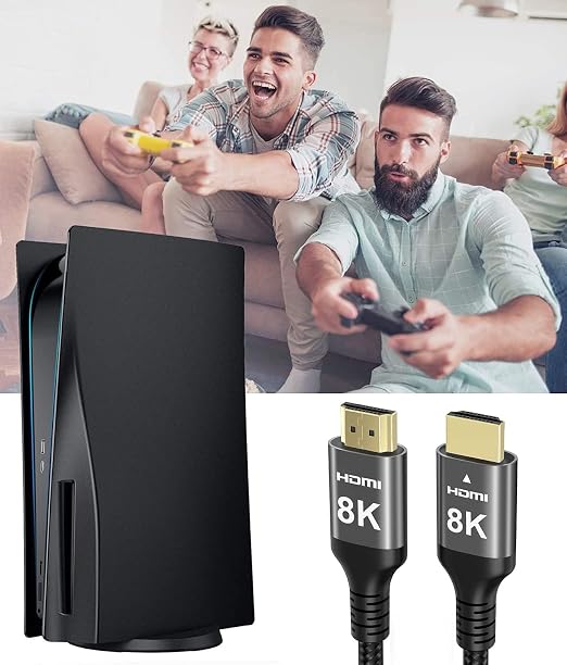 8K HDMI Cable 48Gbps 65 FT, Nylon Braided High Speed HDMI® Cable 4k 120Hz 2k - Image 5