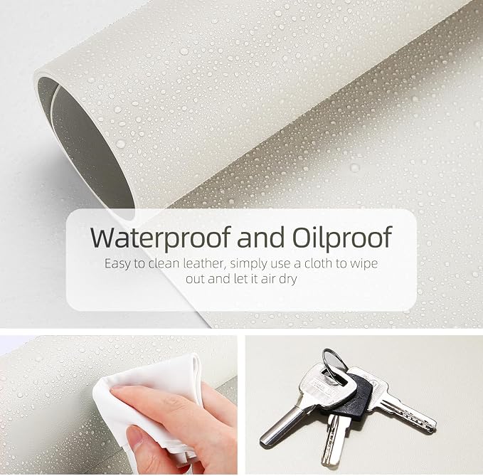 YSAGi Multifunctional Office Desk Pad, Ultra Thin Waterproof PU Leather Mouse - Image 2