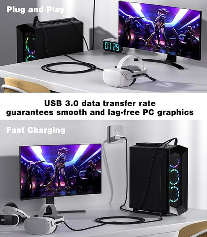 16FT VR Charging Link Cable | USB 3.0 High-Speed Data & Charge - Image 6