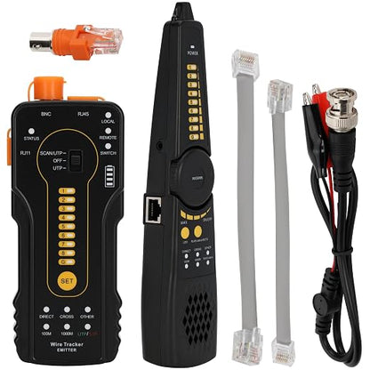 Digital Wire Tracer Tone Generator and Probe kit, Network Cable Continuity by Chaoos