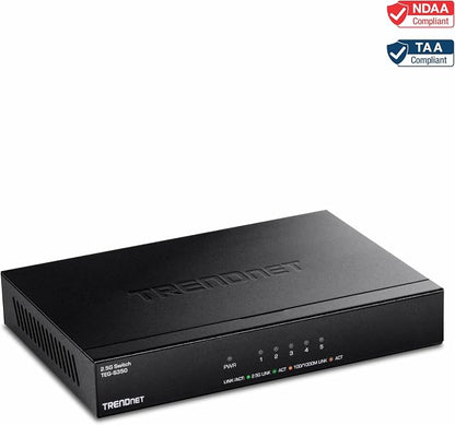 TRENDnet 5-Port Unmanaged 2.5G Gaming Switch, 5 x 2.5GBASE-T Ports, 25Gbps - Image 12