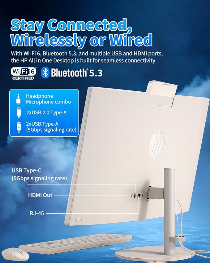 HP 27" All-in-One Desktop Computer - Image 6
