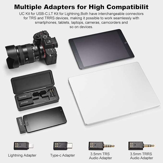 GODOX 【2025 Latest Model】 Movelink Mini Wireless Microphone System, 2.4GHz - Image 5