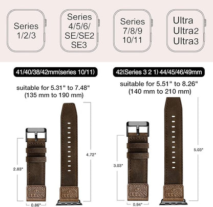 SUNFWR Leather Bands Compatible - Image 5