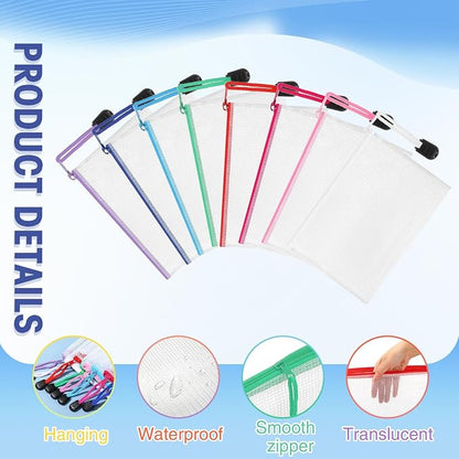 Jetec 32 Pcs Mesh Zipper Bags Toy Storage Bikini Organizer Bag Bolsas Para - Image 3