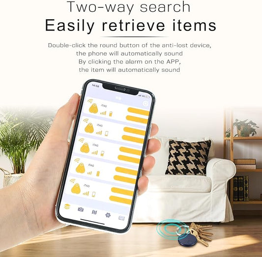 Konohan 5 Packs Smart Item Finder Portable Tracker GPS Tracking Mobile Anti - Image 2