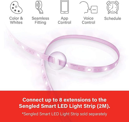 Sengled Zigbee Smart Light Strip 1m/3ft Extension No Plug, Voice Compatible - Image 5