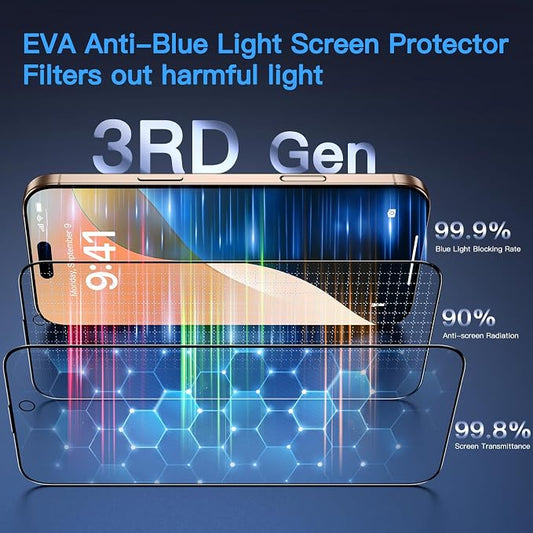 Uyiton Compatible with iPhone 16 Pro Screen Protector - Image 2