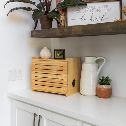 Wooden WiFi Router Storage Box - Image 2
