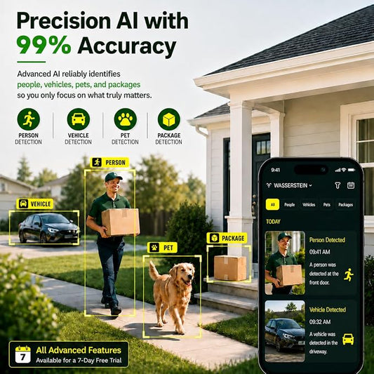 2K Window Camera, 5Ghz & 2.4Ghz WiFi Security Camera - Image 2