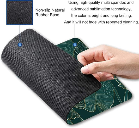 Mouse Pad, Waterproof Anti-Slip Rubber Mousepad Office Accessories Desk Decor - Image 2