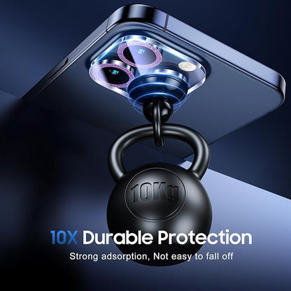 UniqueMe for 3 Pack iPhone 15 Pro/iPhone 15 Pro Max Camera Lens Protector - Image 2
