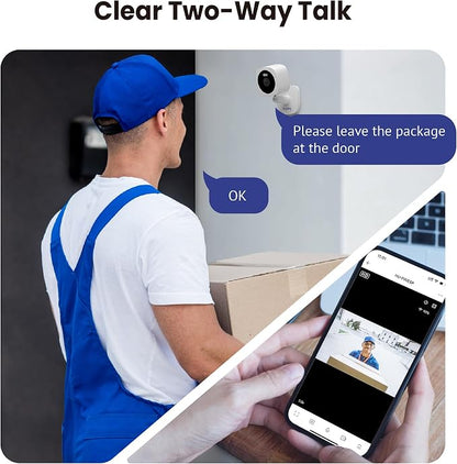 Hugolog 3K 5MP Outdoor Indoor Security Cameras - Image 6