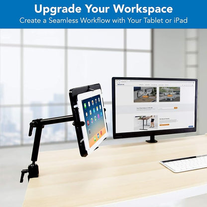 Mount-It! Tablet Pole Mount | Universal Full Motion Holder - Image 3