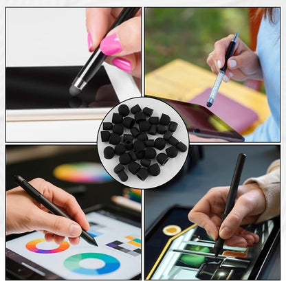 30Pcs Rubber Tips for Stylus Pens, 0.2inch & 0.28inch Replacement Nibs for - Image 6