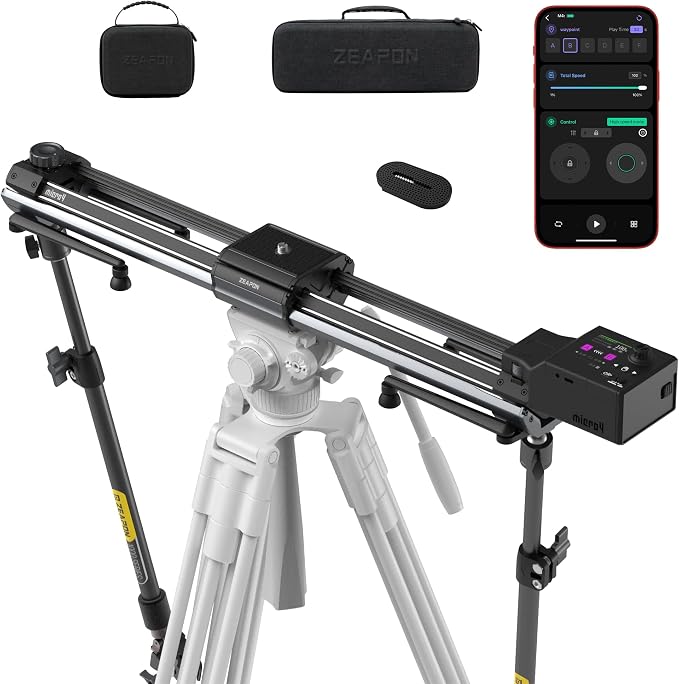Zeapon Micro4 E1000 Double Distance Motorized Camera Slider, High-Speed Low by Zeapon